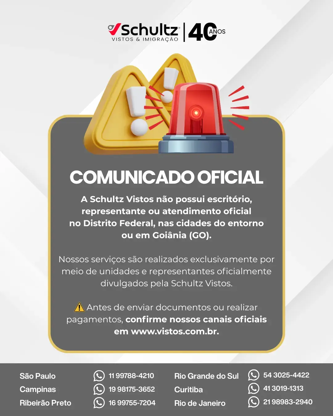 Comunicado Oficial